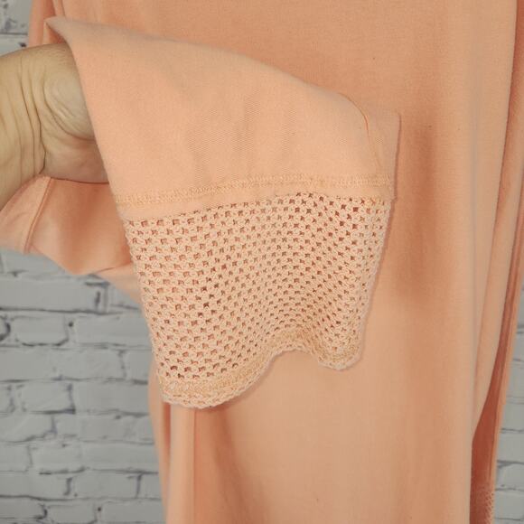 Free People We The Free Courtside long-sleeve oversized tee. Womens M - Picture 7 of 9